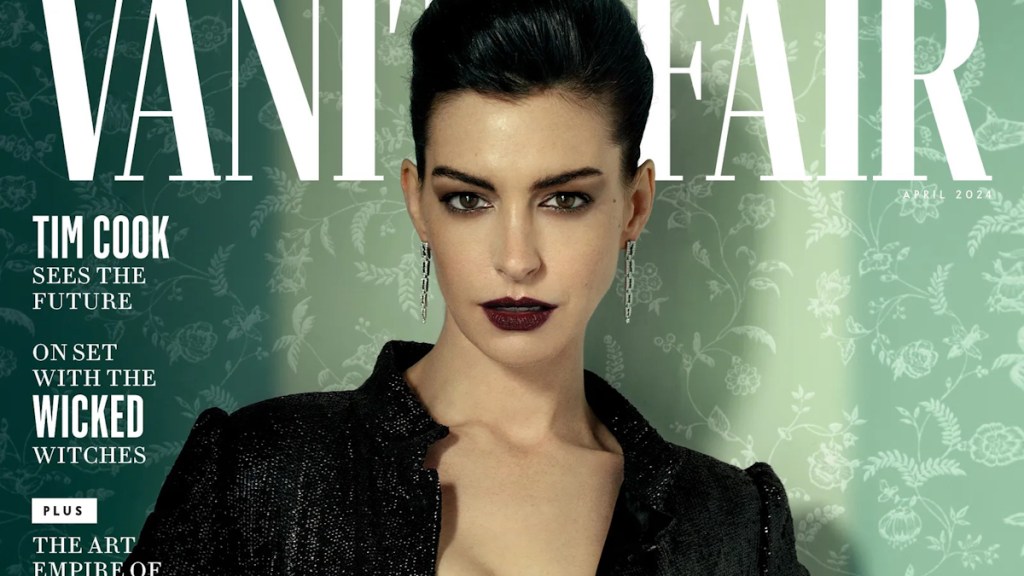 Vanity Fair April 2024 : Anne Hathaway by Norman Jean Roy