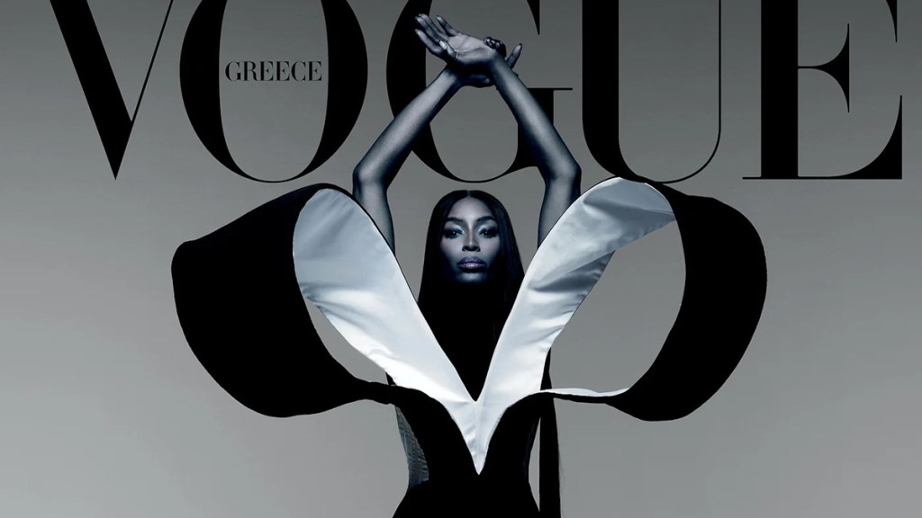 Vogue Greece April 2024 : Naomi Campbell by Nick Knight