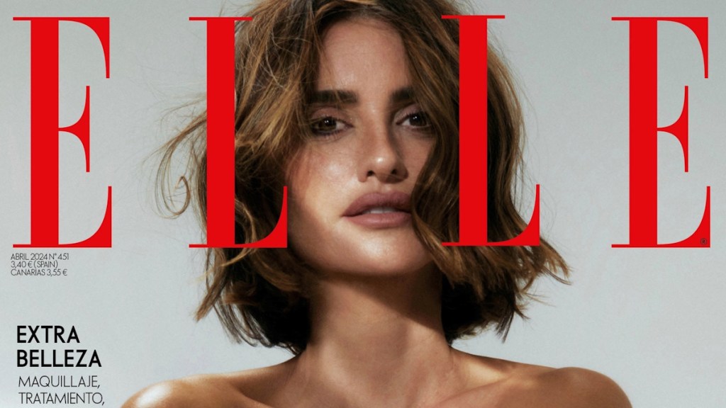 Elle España April 2024 : Penélope Cruz by Xavi Gordo