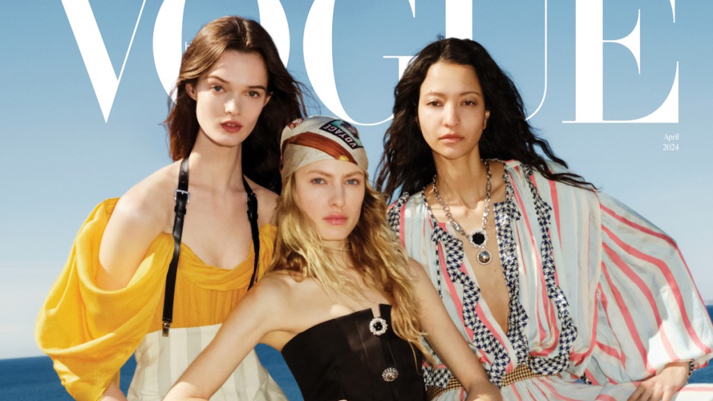 Vogue Hong Kong April 2024 : Lulu Tenney, America Gonzalez & Felice Nova Noordhoff by Felix Cooper