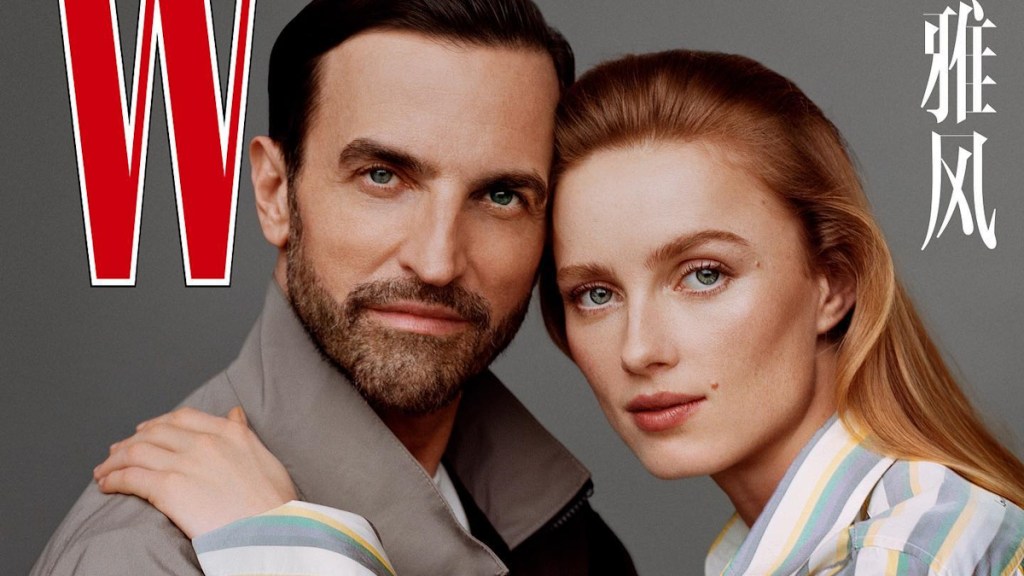 W Magazine China Volume #7 2024 : Nicolas Ghesquière & Rianne van Rompaey by Alasdair McLellan