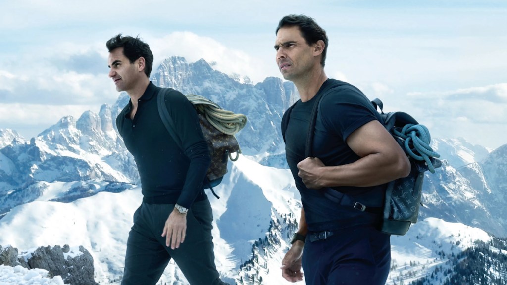 Louis Vuitton ‘Core Values’ 2024 : Roger Federer & Rafael Nadal by Annie Leibovitz