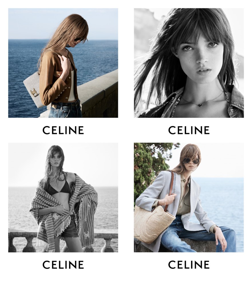 Celine 'Plein Soleil' Summer 2024 : Lulu Tenney by Hedi Slimane