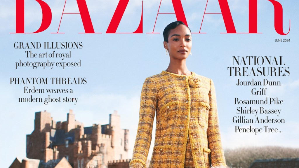 UK Harper’s Bazaar June 2024 : Jourdan Dunn by Richard Phibbs