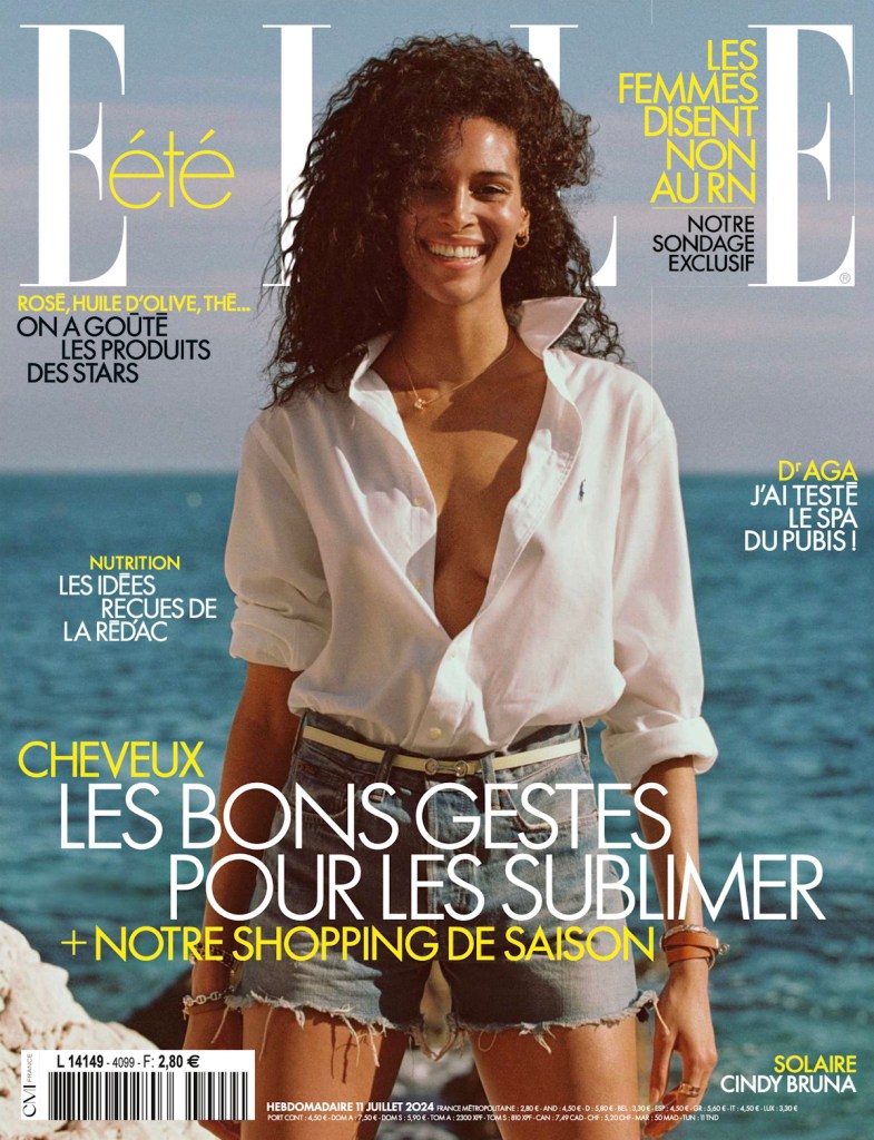 Elle France July 11, 2024 : Cindy Bruna by Cameron Hammond