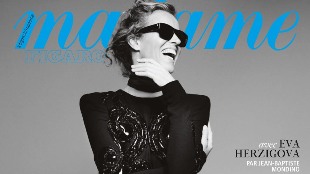 Madame Figaro July 19, 2024 : Eva Herzigova by Jean-Baptiste Mondino