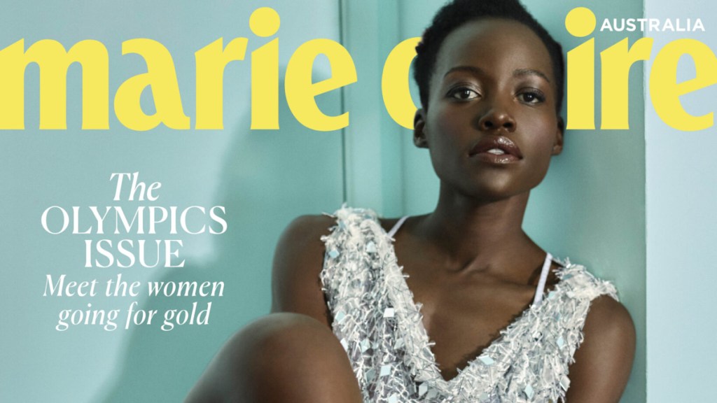 Marie Claire Australia August 2024 : Lupita Nyong'o by Robin Harper