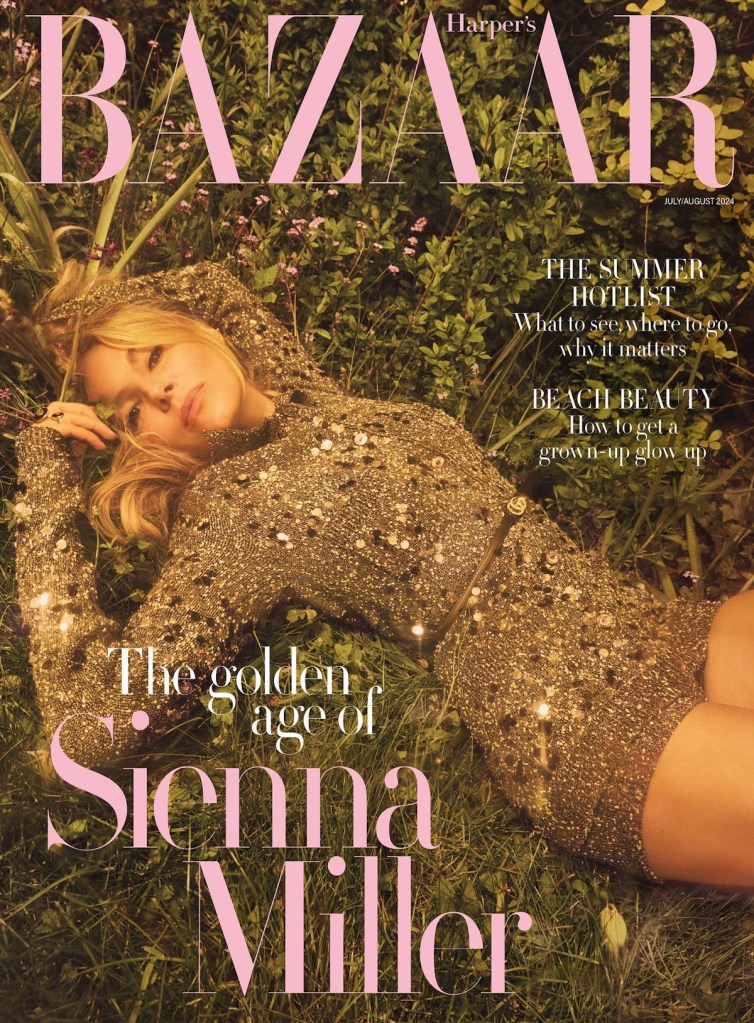 UK Harper’s Bazaar July/August 2024 : Sienna Miller by Emma Summerton 