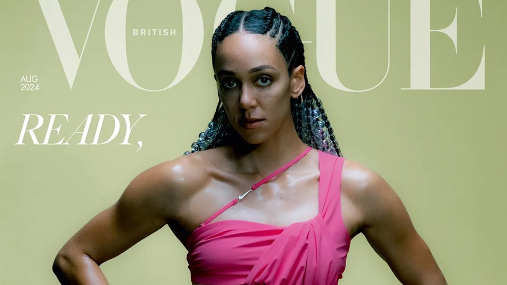 UK Vogue 'Digital Edition' August 2024 : Katarina Johnson-Thompson by Delali Ayivi