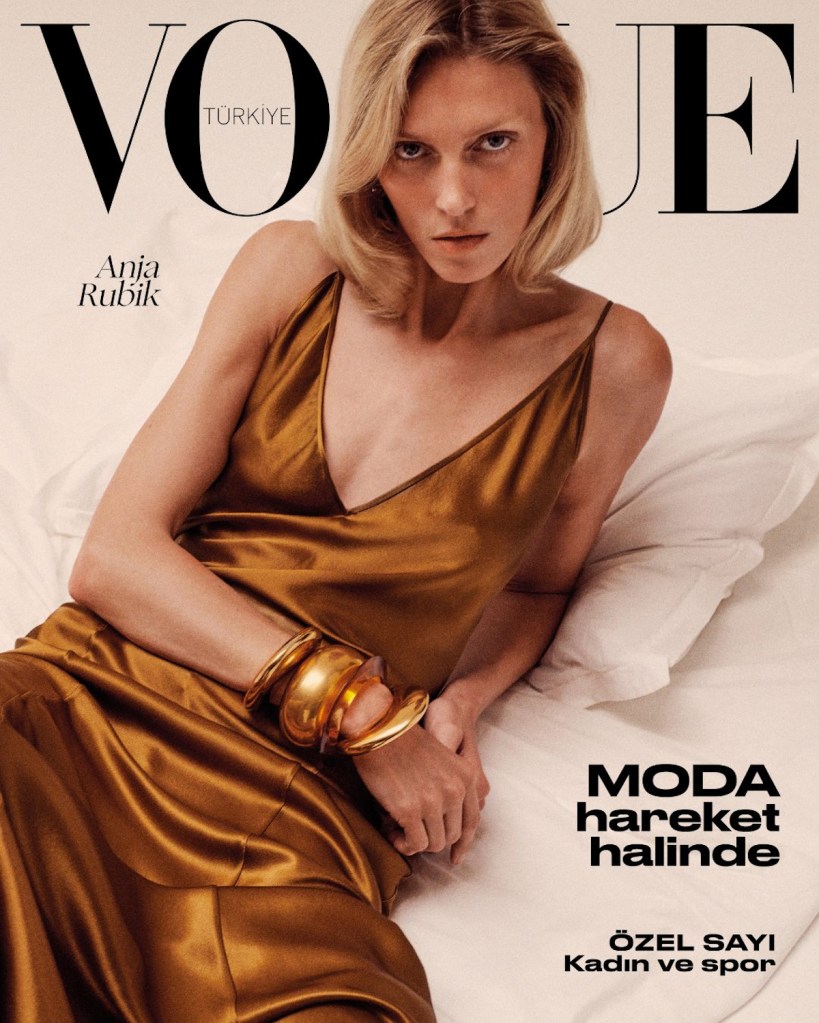 Vogue Turkey July/August 2024 : Anja Rubik by Chris Colls 