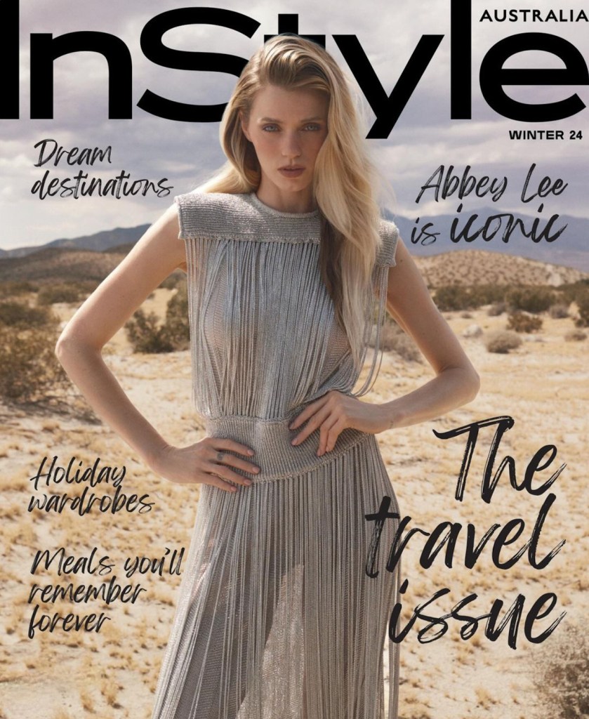 InStyle Australia Winter 2024 : Abbey Lee Kershaw by Tim Ashton 