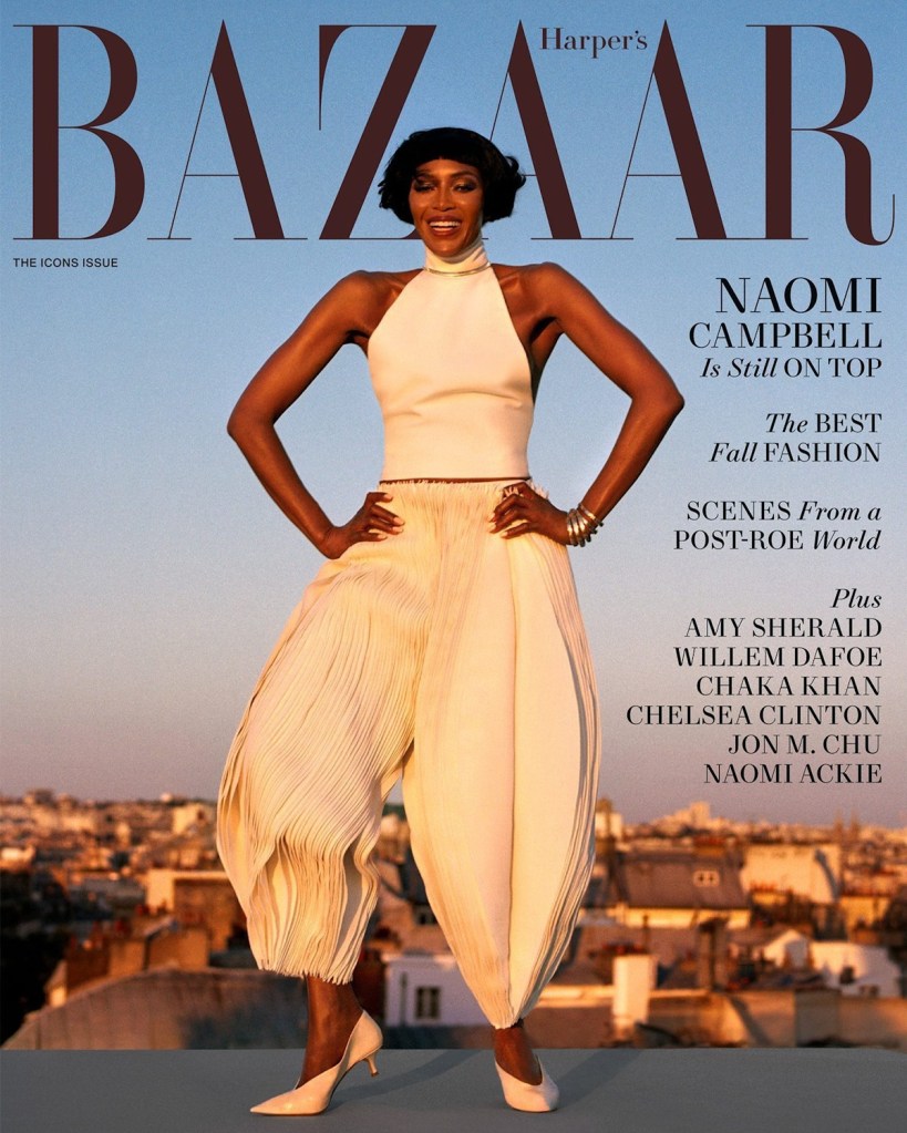 US Harper’s Bazaar September 2024 : Naomi Campbell by Malick Bodian 