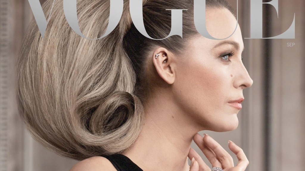 US Vogue September 2024 : Blake Lively & Hugh Jackman by Baz Luhrmann