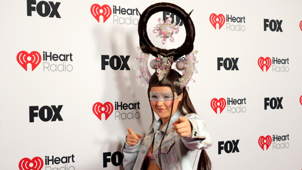 JoJo Siwa attends the 2025 iHeartRadio Music Awards at Dolby Theatre on March 17, 2025 in Hollywood, California.