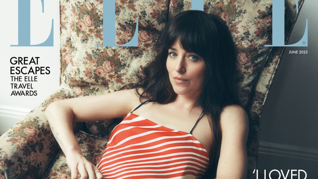 UK Elle June 2025 : Dakota Johnson by Tom Schirmacher