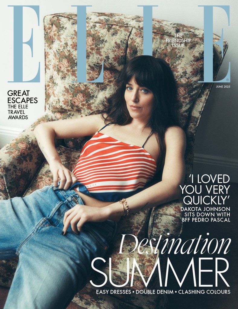 UK Elle June 2025 : Dakota Johnson by Tom Schirmacher