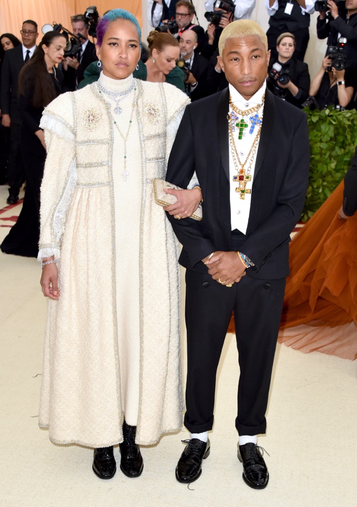 Helen Lasichanh and Pharrell Williams