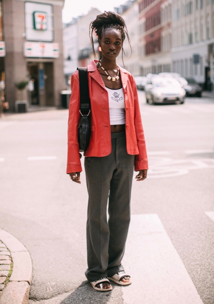 Copenhagen Fashion Week Spring 2022 Street Style #90