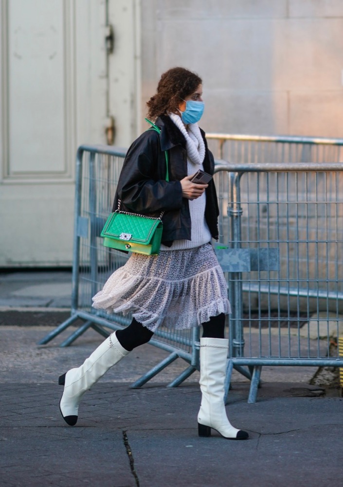 Haute Couture Spring 2021 Street Style #10