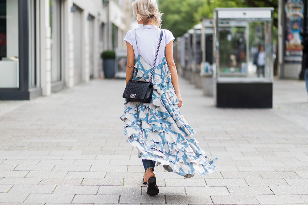 Gitta Banko at Mercedes-Benz Fashion Week in Berlin