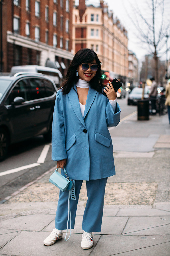 London Fashion Week Street Style Fall 2019 #59