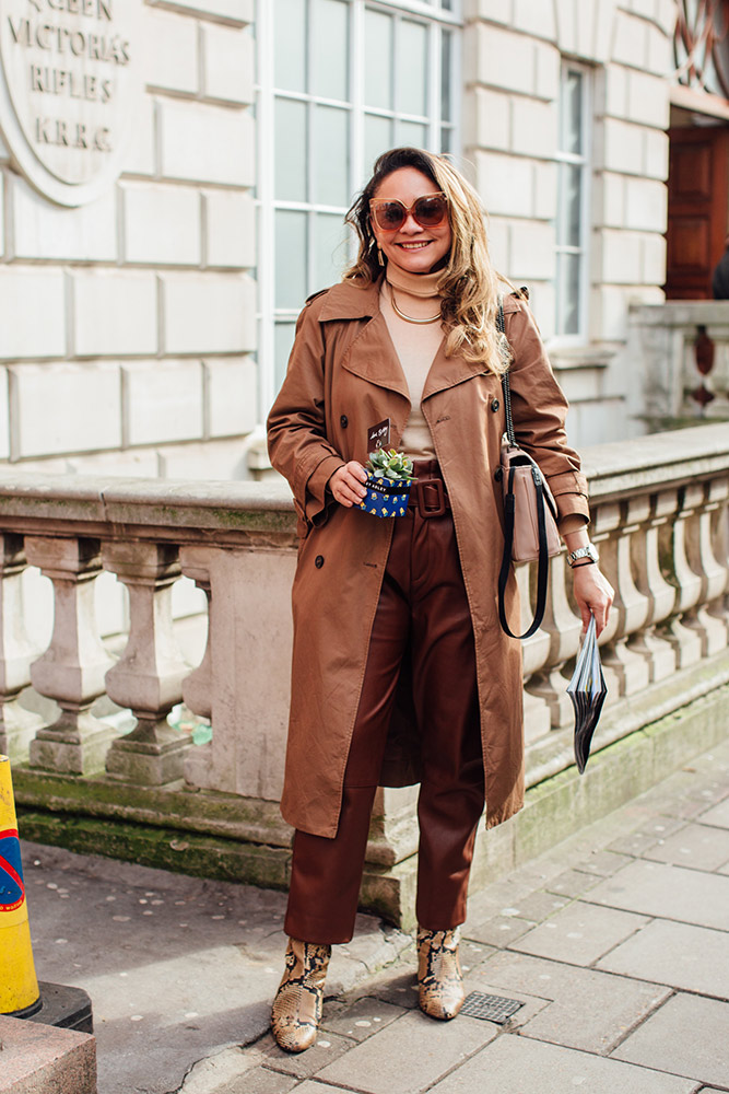 London Fashion Week Street Style Fall 2020 #8