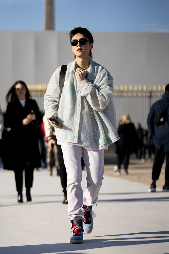 Men's Fashion Week Fall 2020 Street Style #64