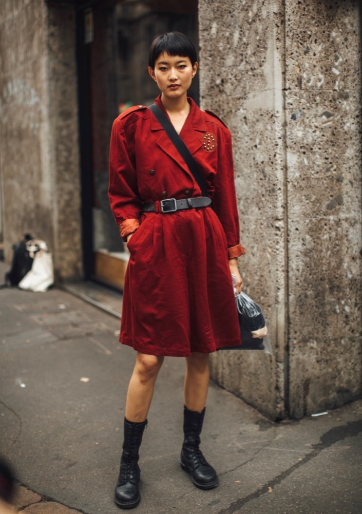 MFW Spring 2022 Street Style #14