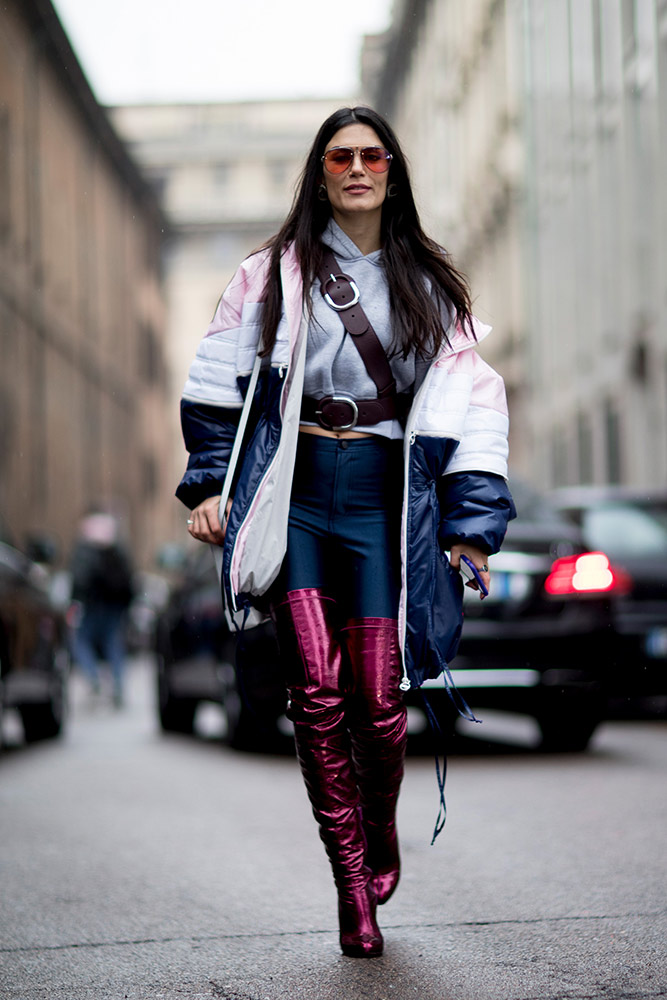 Milan Fashion Week Fall 2018 Street Style #44