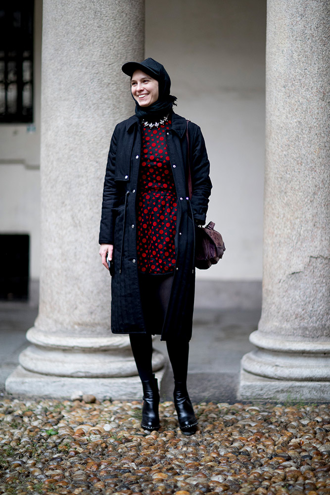 Milan Fashion Week Fall 2018 Street Style #58