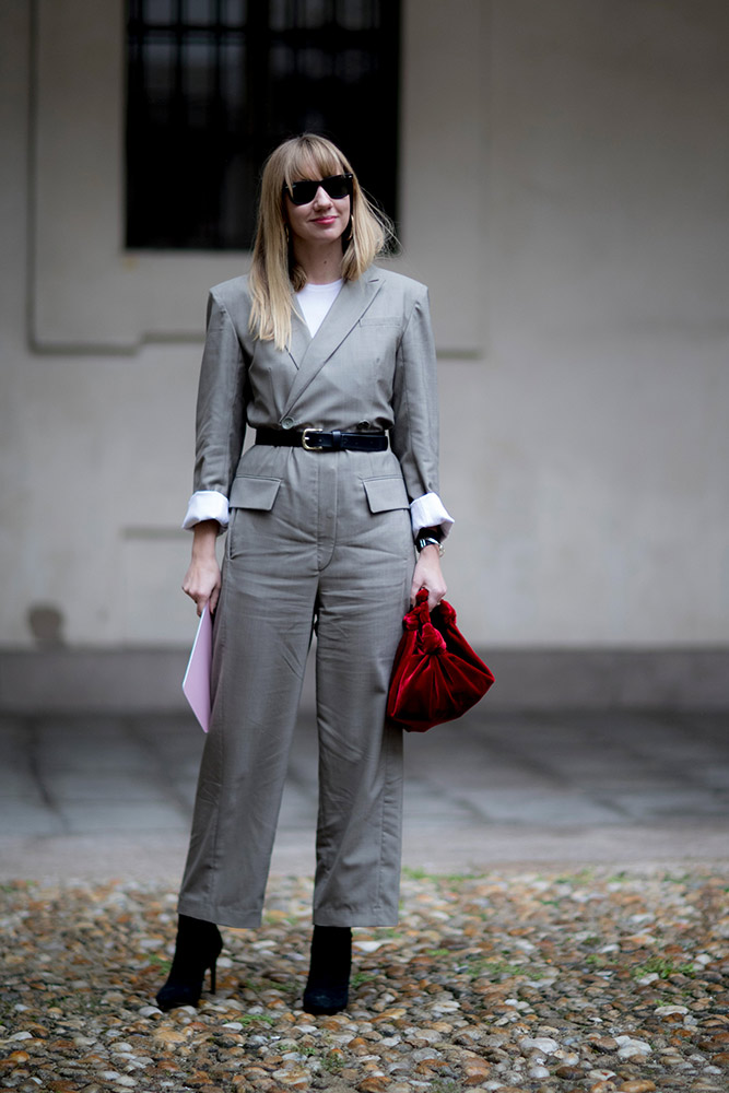 Milan Fashion Week Fall 2018 Street Style #62