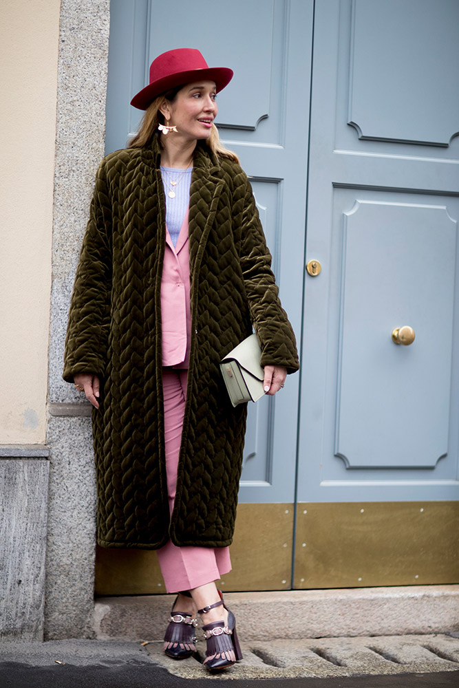 Milan Fashion Week Fall 2018 Street Style #67