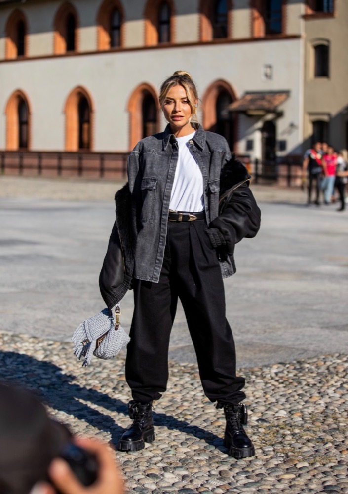 Milan Fashion Week Spring 2021 Street Style #15