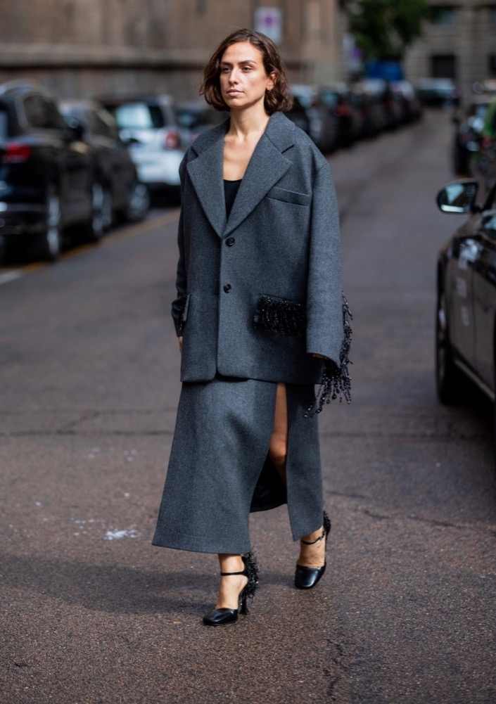 Milan Fashion Week Spring 2021 Street Style #3