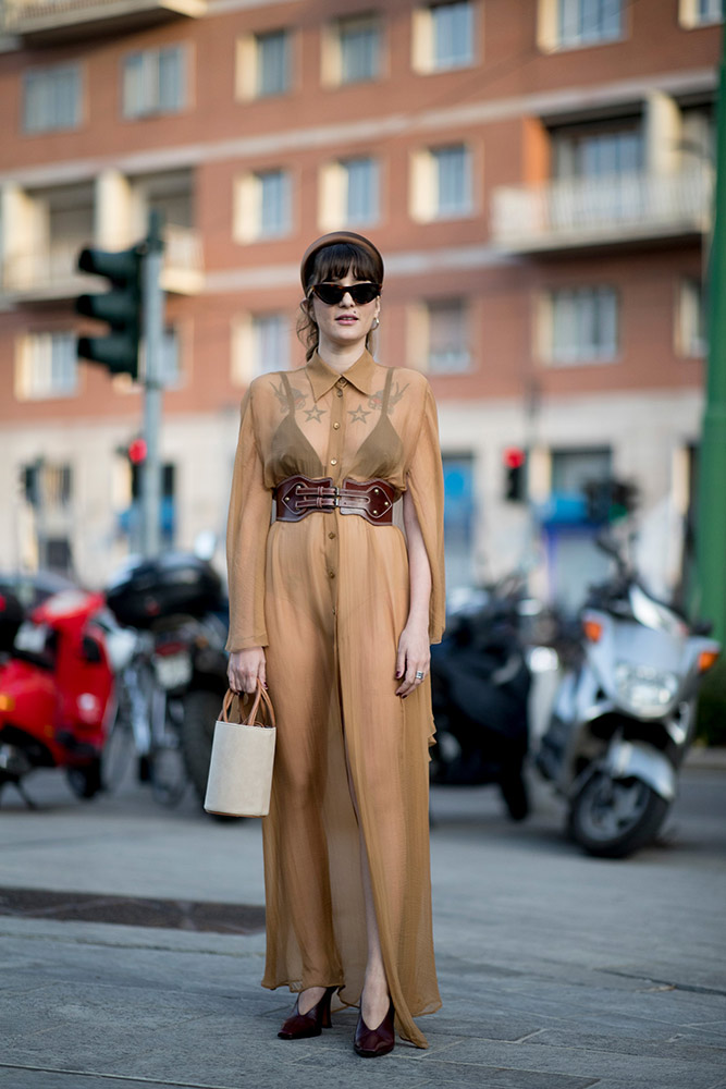 Milan Fashion Week Street Style Fall 2019 #86