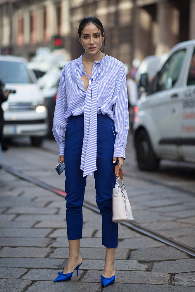 Milan Fashion Week Street Style Fall 2019 #46