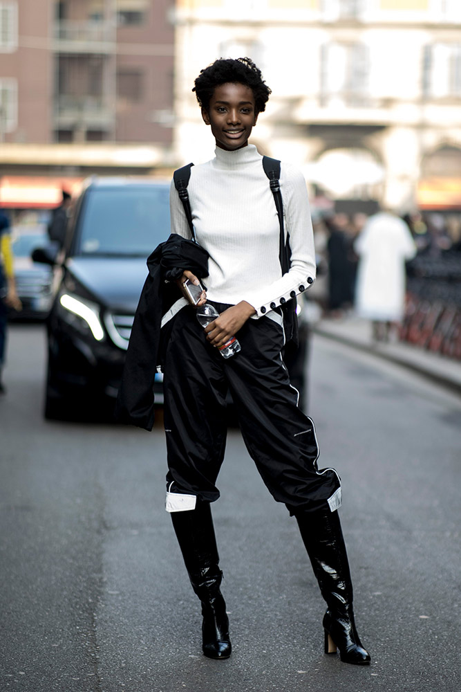 Milan Fashion Week Street Style Fall 2019 #102