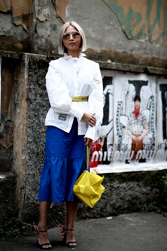 Milan Fashion Week Street Style Spring 2019 #57