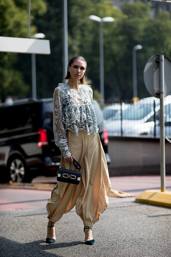 Milan Fashion Week Street Style Spring 2019 #94