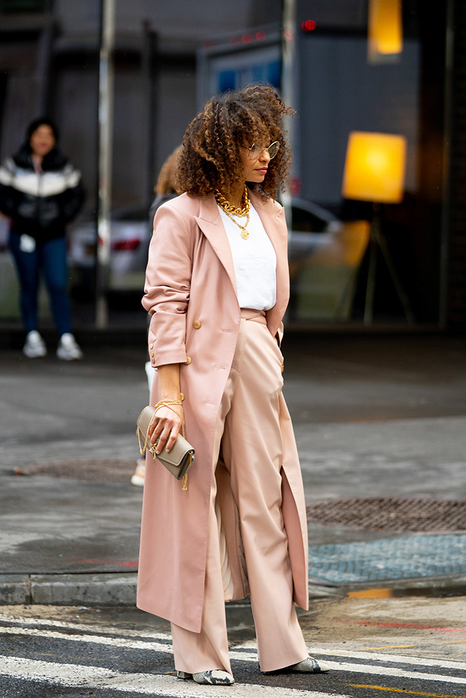 New York Fashion Week Street Style Fall 2020 #48