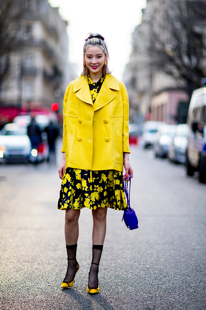 Paris Fashion Week Fall 2018 Street Style #63