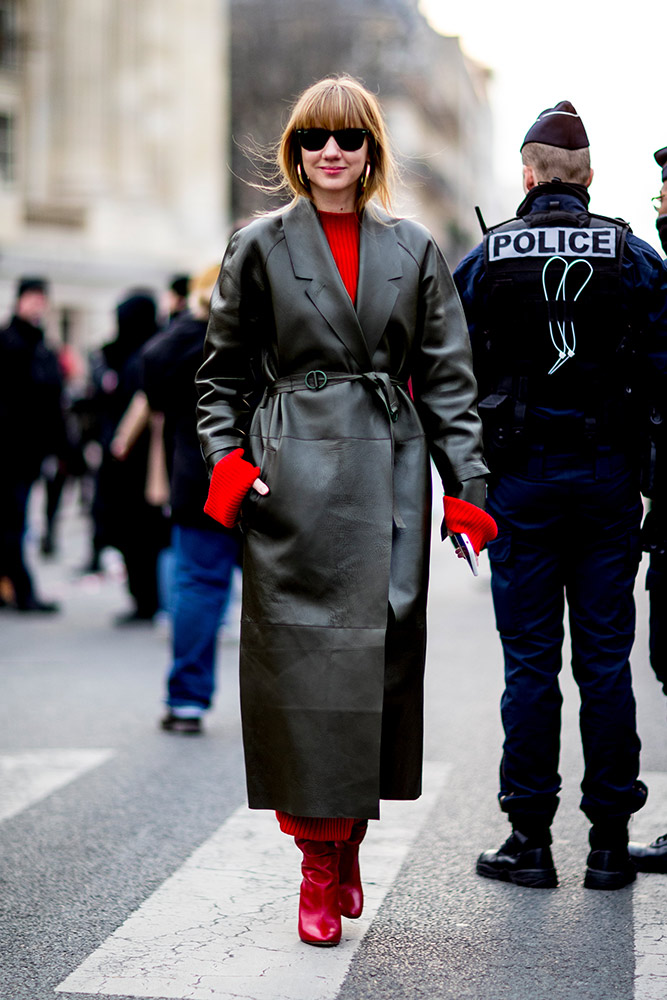 Paris Fashion Week Fall 2018 Street Style #70