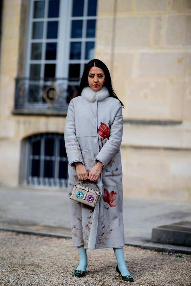 Paris Fashion Week Fall 2018 Street Style #89