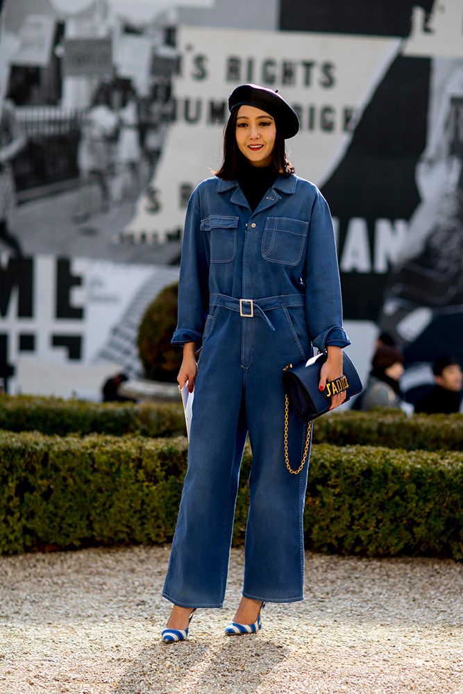 Paris Fashion Week Fall 2018 Street Style #91