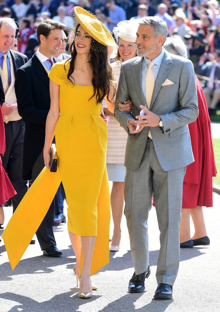 Amal and George Clooney at the Ceremony