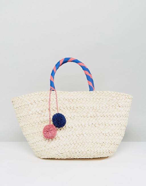 Straw Beach Bag Save: South Beach