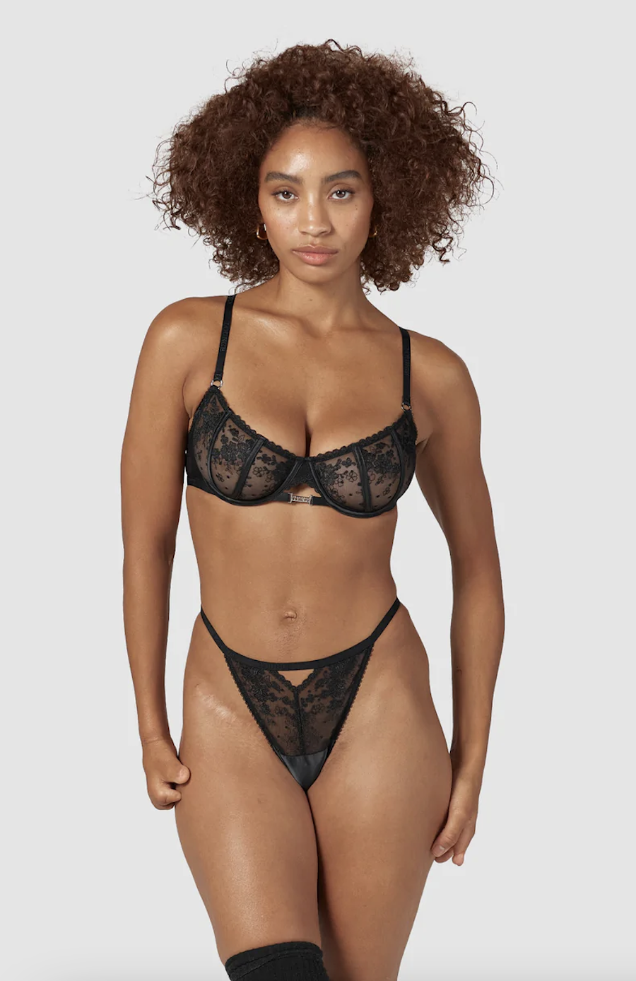 Flirt Balcony Bra & Thong/Briefs Set